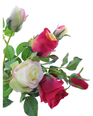 Vara de rosa con boton 68cm, varios colores