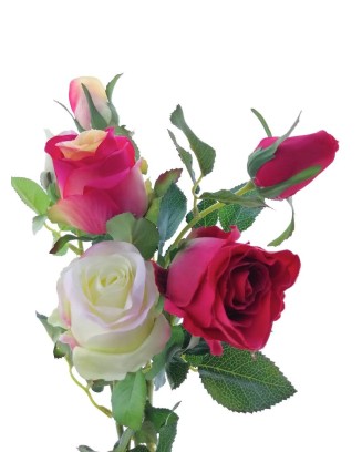 Vara de rosa con boton 68cm, varios colores
