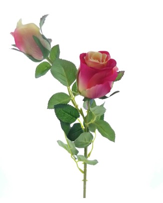 Vara de rosa con boton 68cm, varios colores