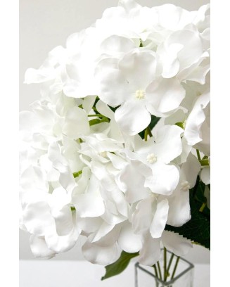 Ramo de hortensias con 5 flores, 43cm de largo