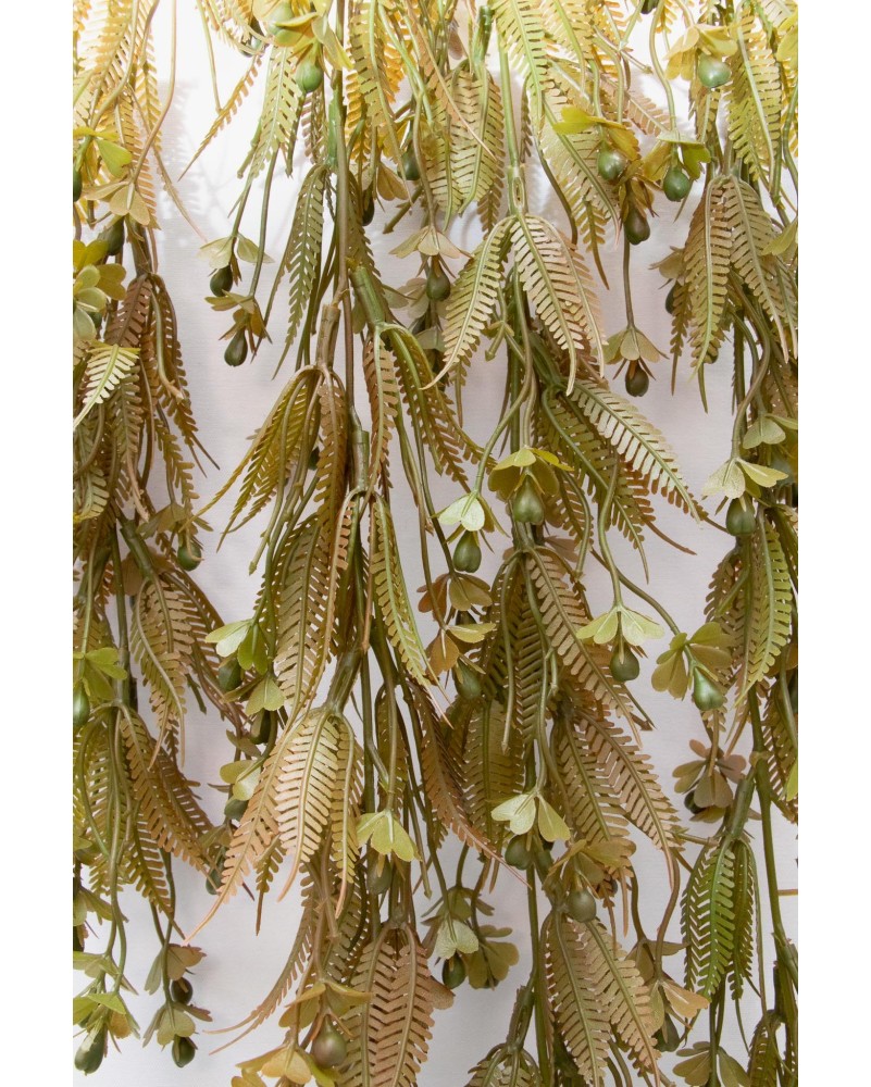 Colgante hojitas de secoya 110cm, tres colores