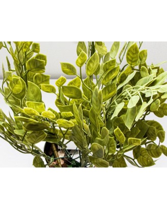 Follaje de hojitas 36cm altura, tres colores