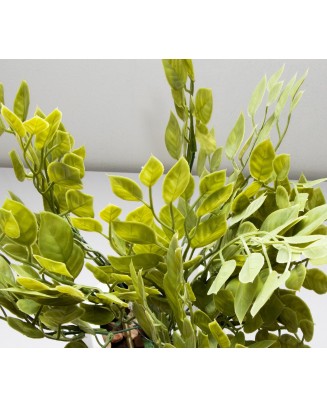 Follaje de hojitas 36cm altura, tres colores
