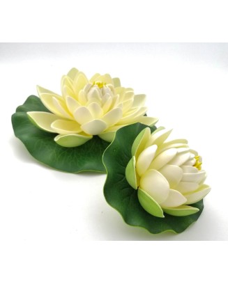 Flor de loto flotante 10 y 18cm diámetro