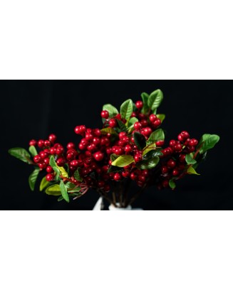 Racimo de cherries 25cm largo x 6 varas
