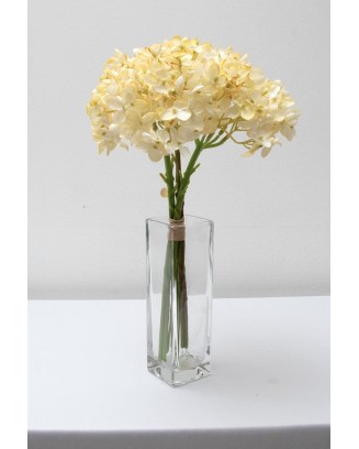 Ramillete de hortensia china 34cm altura soft touch, varios colores
