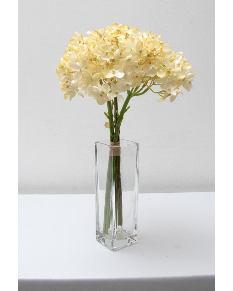 Ramillete de hortensia china 34cm altura soft touch, varios colores