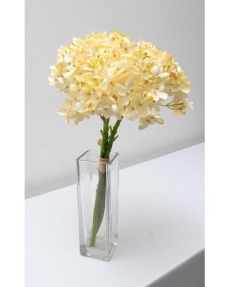Ramillete de hortensia china 34cm altura soft touch, varios colores
