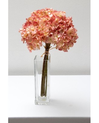 Ramillete de hortensia china 34cm altura soft touch, varios colores