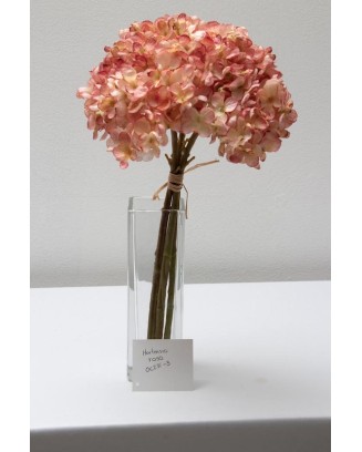 Ramillete de hortensia china 34cm altura soft touch, varios colores