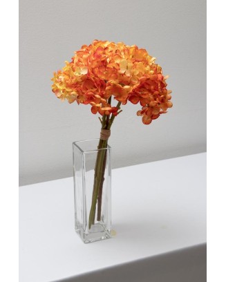 Ramillete de hortensia china 34cm altura soft touch, varios colores