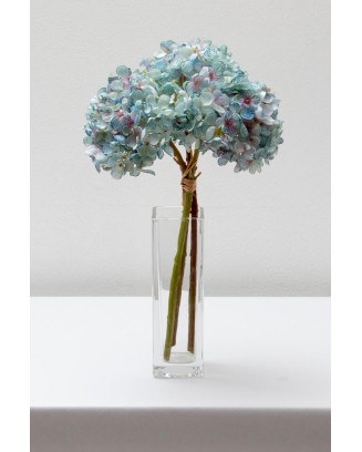 Ramillete de hortensia china 34cm altura soft touch, varios colores
