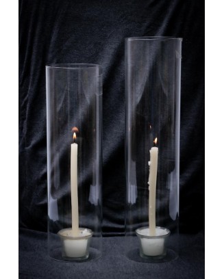 Fanales / Pantallas de cristal de 25, 30, 35, 40 y 50cm altura