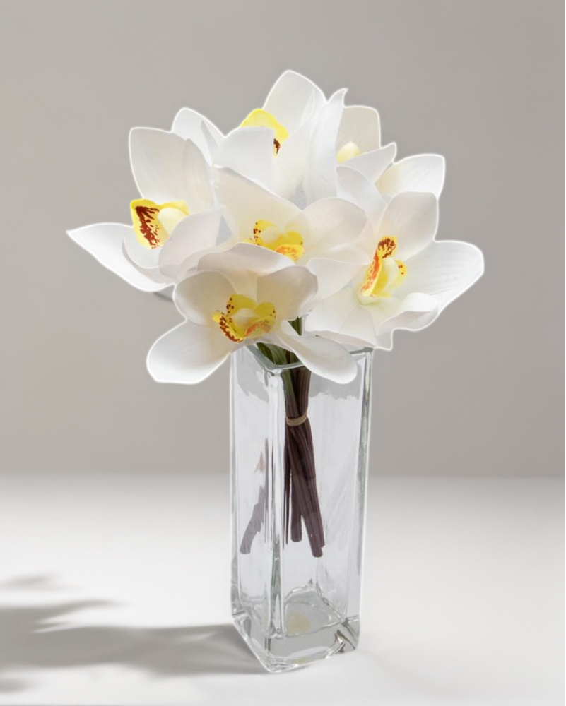 Ramillete de cymbidium, varios colores