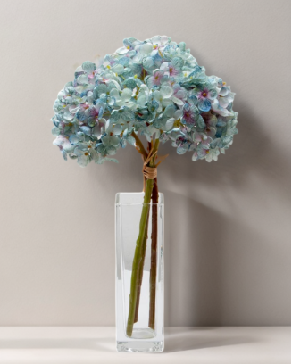 Ramillete de hortensia china 34cm altura soft touch, varios colores
