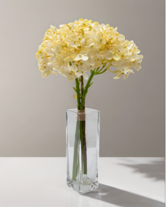 Ramillete de hortensia china 34cm altura soft touch, varios colores